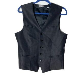 Nwot Express Mens Tuxedo Suit Vest XS Special Occasion Wedding Gentleman Classy